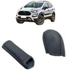 Kit Capas em Couro câmbio Manual e Freio de mão Ford Ecosport Freestyle 2018 a 2021