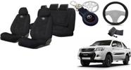 Kit Capas Hilux 2016-19 + Volante + Chaveiro