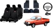 Kit Capas Simples e Elegantes para Fiorino 1977-1996 com Tapetes