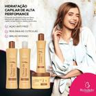 Kit capilar Chuva de Verniz Brilho Intenso Antifrizz cabelo (4 itens) Com óleo de macadâmia