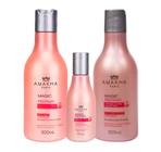 Kit Capilar Shampoo Condicionador Finalizador Amakha Paris