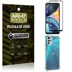 Kit Capinha Anti Impacto Moto G22 + Película Vidro 3D