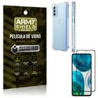 Kit Capinha Anti Impacto Moto G52 + Película Vidro 3D - Armyshield