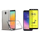 Kit Capinha Antichoque + Gel 5D Para Samsung Galaxy J8 2018