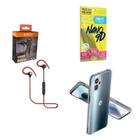 Kit Capinha Moto G13 + Fone De Ouvido Sem Fio + Película 9D