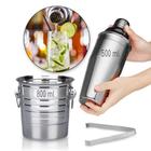 Kit Capirinha Coqueteleira Bartender Inox Profissional 500ml