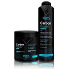 Kit Carbon Shampoo E Máscara Carvão Ativo Em Fios Radiantes