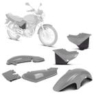 Kit Carenagem 3 Peças Para YBR 125 2000 / 2001 / 2002 / 2003 / 2004 / 2005 / 2006 / 2007 / 2008 Pro Tork