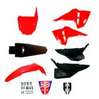 Kit Carenagem Amx F25 Crf 230 C/ Number Plate Trilha Motocross