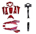 Kit Carenagem Completa Shineray Xy 50q Phoenix Gold Vermelho