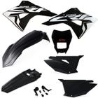 Kit Carenagem Plástico Biker Elite C/ Adesivos Farol X-Cell Honda Crf 230