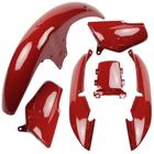 Kit Carenagem Titan 125 98 a 99 Pro Tork 001-5004 Vermelho 6 Peças