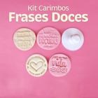 Kit Carimbos Frases Doces - 5 Cm - 1 Unidade - BlueStar - Rizzo