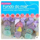 Kit Carimbos fundo do mar rosa bebê Blue Star