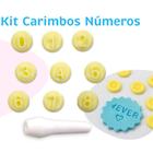 Kit Carimbos Números - BlueStar - Rizzo Confeitaria