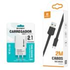 Kit Carregador 2 Metros compatível com Infinix 40i - Cabo USB C e Fonte - Sumexr