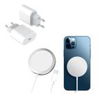 Kit Carregador Magnético Magsafe Indução E Fonte 20w Compatível iPhone