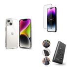 Kit Carregador Portátil BlueStar 10.000mAH íPhone 13 Mini + Capa + Película De Vidro 3D