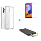 Kit Carregador Portátil Samsung Galaxy A32 5G + Capa + Película De Vidro 3D