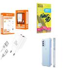 Kit Carregador Turbo 20W + Capinha Motorola G52 + Película de Cerâmica 9D