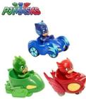 Kit Carrinho Pjmasks Planador Felino Mov.coruja Lagartixo