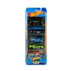 Kit carrinhos hot wheels c/ 5pç 01806 mattel