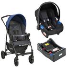 Kit Carro Ecco E Bebê Conforto Touring Com Base -Burigotto