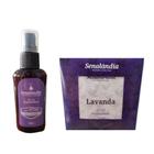 Kit Carro Perfumado com 1 Aromatizador Lavanda 60ml + 1 Sachê Console Lavanda 25g - Envio Já - Senalândia