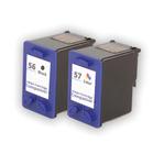 Kit Cartucho Compatível HP 5850 56 e 57