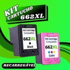 Kit Cartucho Para HP 662 XL Compativel 2546 1516 3516 1515