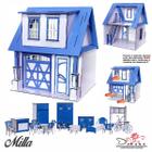 Kit Casa boneca escala Barbie garagem Milla LAZULI 18 MOV LL - INDÚSTRIA FENIX