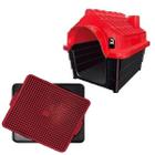 Kit Casa Casinha Pet Resistente N3 + Tapete Higienico Xixi