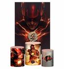 Kit Casado The Flash Trio Capa Cilindro Retangular Tecido