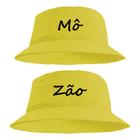 Kit Casal Chapéu Bucket Hat Estampado Mozao
