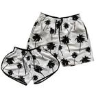 Kit Casal Mozão Short Tactel Moda Praia Verão Estampado Relaxado