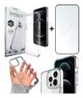 Kit Case Capa Space Para iPhone 14 Pro + Pelicula 3D