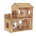 Kit Casinha Mini Com Sacada Woodplan CLB 14 móveis - A051