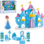 Kit Castelo com Acessórios de Casinha e Boneca com Luz