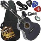 Kit Cavaco Canhoto Eletroacústico Spruce Cs14 Bk Giannini