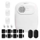 Kit Central de Alarme ANM 24 NET Intelbras com 3 sensores de presença IVP 2000 Sem Fio, 8 Sensores de portas e janelas XAS Smart Black, 2 Controles