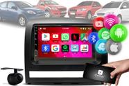 Kit Central Multimidia Android 12 Gps 2GB + Camera + Moldura FIAT IDEA 2006 - 2012