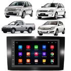 Kit Central Multimídia Android Corsa Montana Meriva Vectra 2002 A 2012 2 Din 7 Polegadas GPS Tv