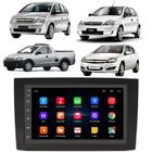 Kit Central Multimídia Android Corsa Montana Meriva Vectra 2002 A 2012 2 Din 7 Polegadas GPS Tv