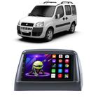 Kit Central Multimídia Android Fiat Doblo 2000 A 2018 2 Din Preto 7 Polegadas GPS Tv Online Bt