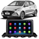 Kit Central Multimídia Android Hyundai Hb20 2020 2021 2022 9 Polegadas Tv Online GPS Bluetooth WiFi