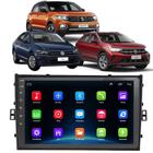 Kit Central Multimídia Android Volkswagen Polo Virtus Nivus Tcross Taos 2018 2019 2020 2021 2022 9 P