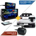 Kit Central Multimídia + Câmera de Ré Celta 2011 2012 2013 2014 Bluetooth USB 7 Polegadas
