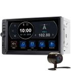 Kit Central Multimídia Evolve TV MP5 TV Digital 7" 4X45W BT/USB/AUX/Mirror Link Android e IOS GP345 + Câmera de ré