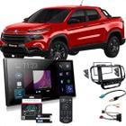 Kit Central Multimídia Fiat Toro 2016 a 2021 DMH-Z5380TV + Moldura 2 din + Chicotes + Interface