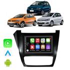 Kit Central Multimidia Fox SpaceFox CrossFox 2014 A 2022 7" Android-Auto/Carplay Voz Google Siri Tv